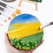 7pcs Artist Filbert Paintbrush Set for Acrylic Watercolor Gouache Oil and Body Painting